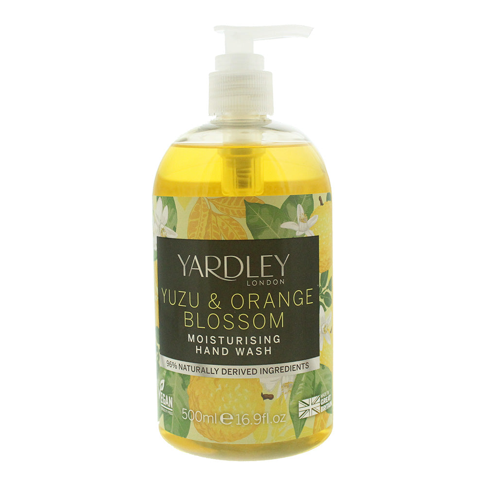 Yardley Yuzu Orange Blossom Botanical Hand Wash 500ml