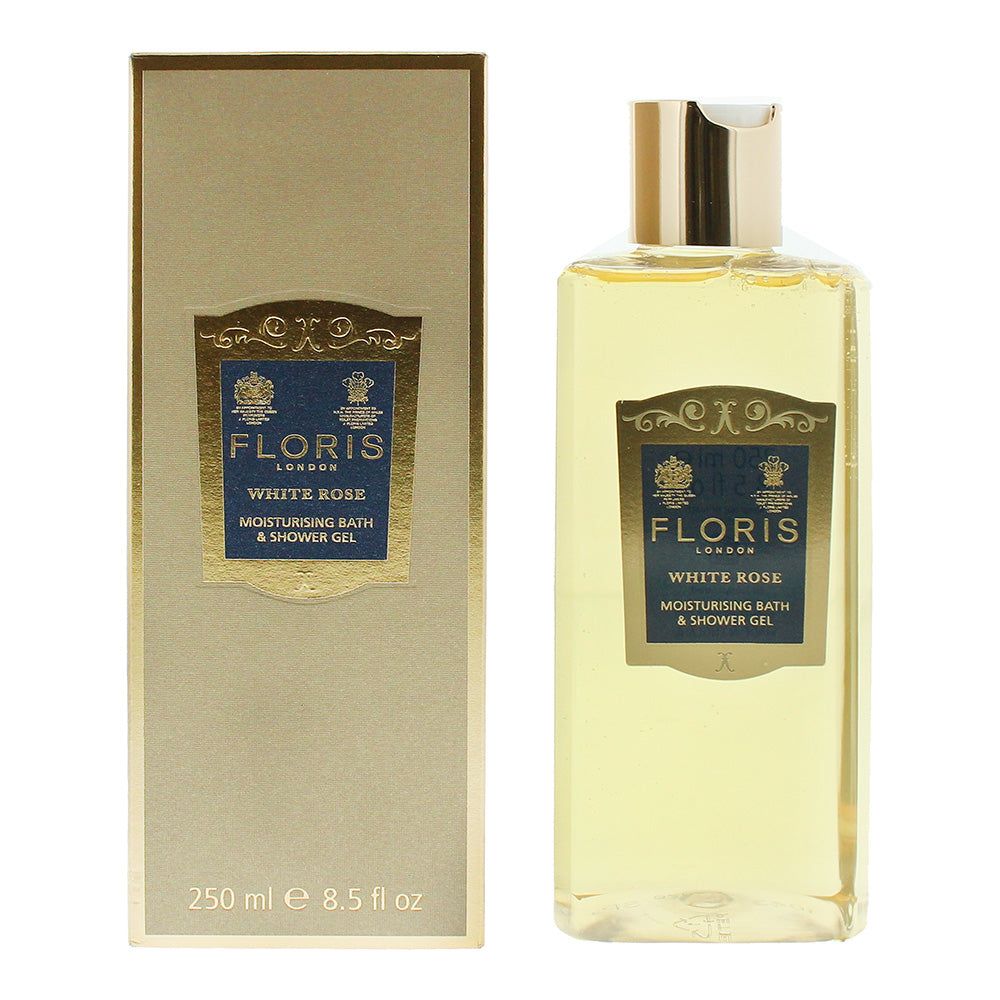 Floris London White Rose Moisturising Bath Shower Gel 250ml