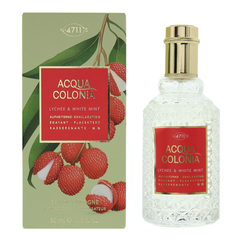 4711 Acqua Colonia Lychee White Mint Eau de Cologne 50ml