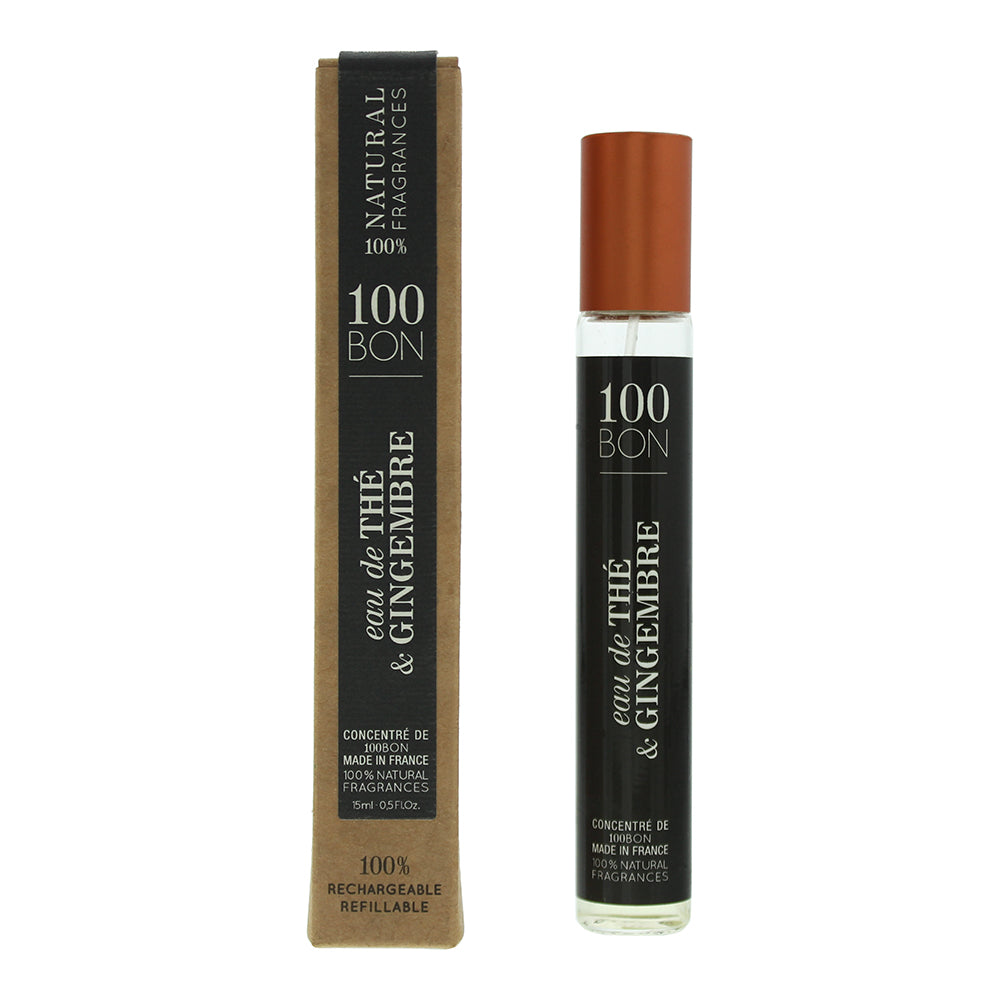 100 Bon Eau de The Gingembre Refillable Eau de Parfum 15ml