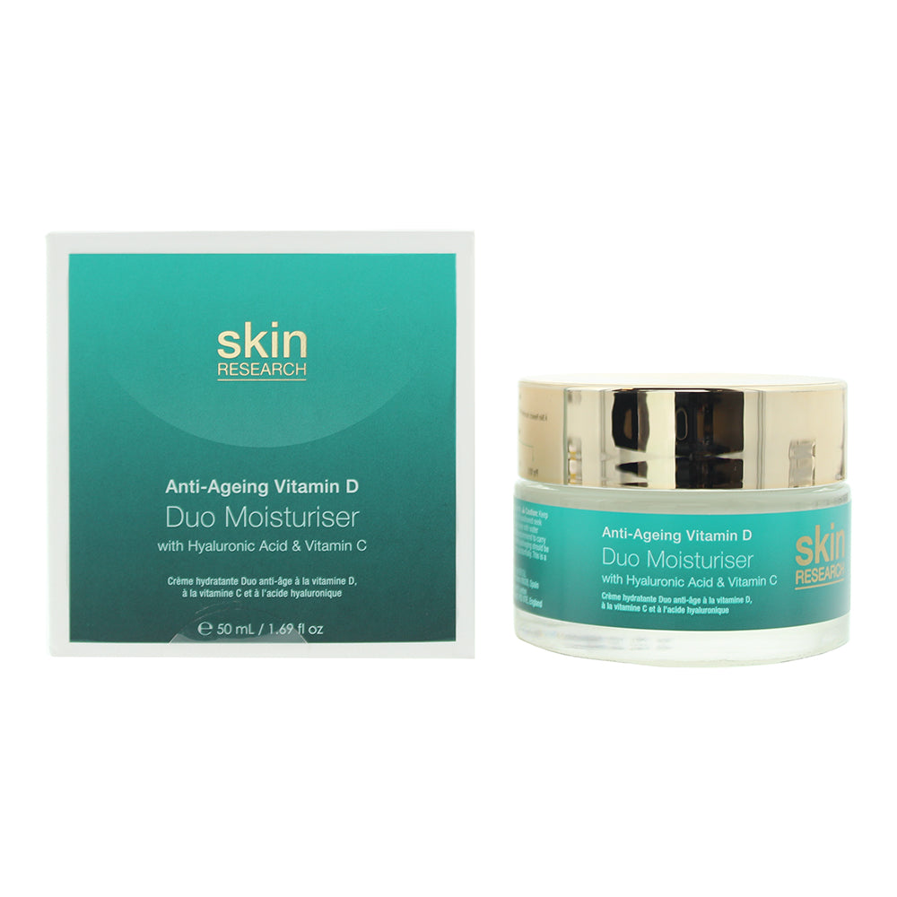 Skin Research Anti-Ageing Vitamin D With Hyaluronic Acid Vitamin C Duo Moistur