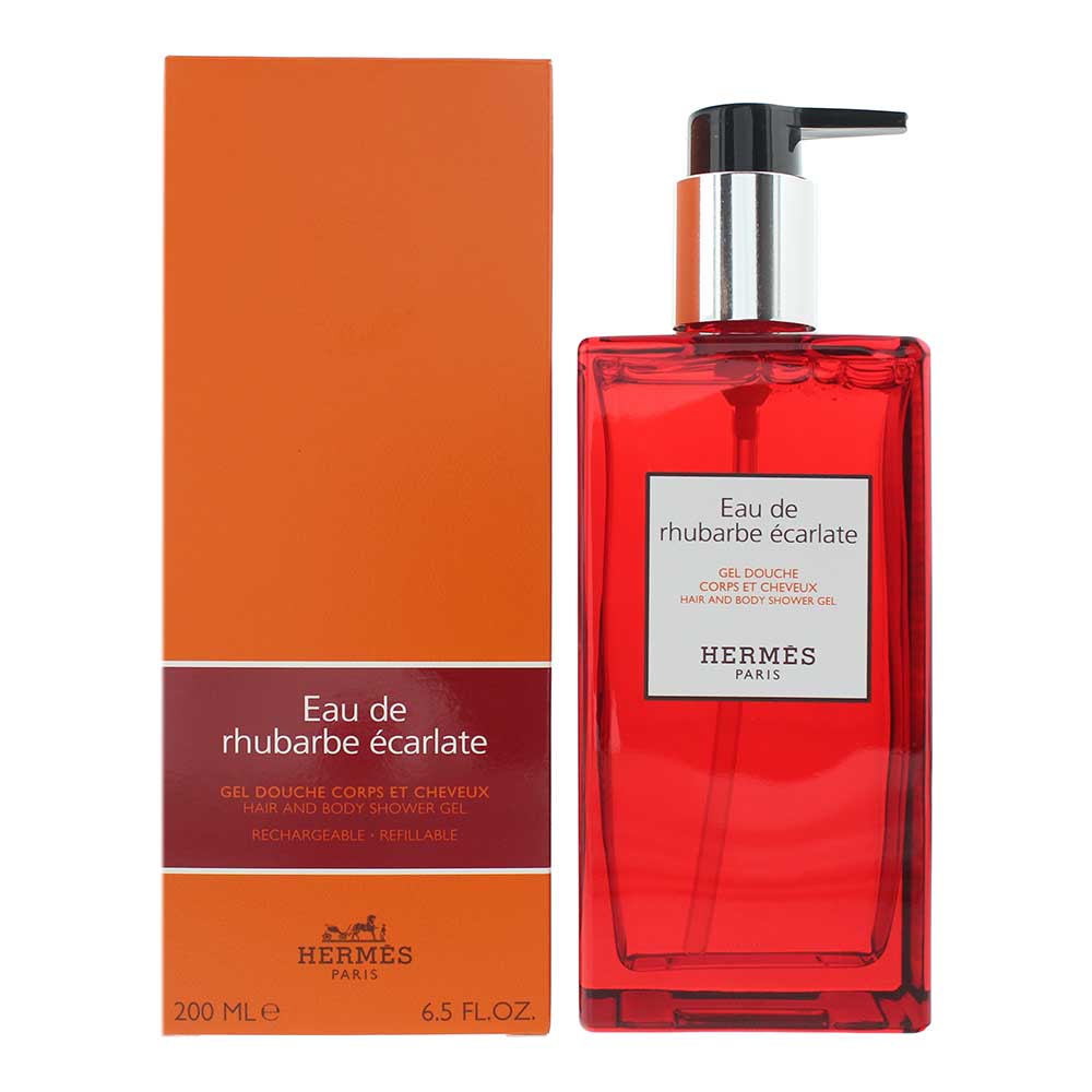 Hermès Eau De Rhubarbe Écarlate Hair And Body Shower Gel 200ml