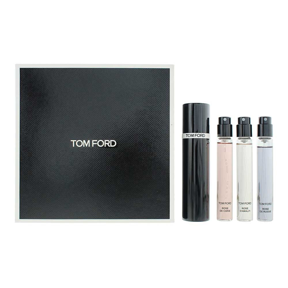Tom Ford Blend Roses 3 Piece Gift Set: Rose D'Amalfi Eau de Parfum 10ml - Rose De Chine Eau de Parfum 10ml - Rose De Russie Eau de Parfum 10ml