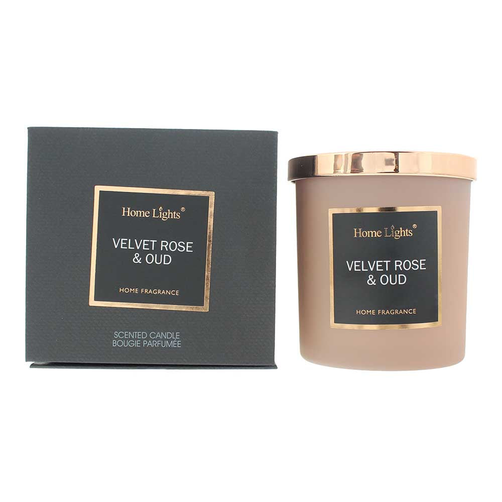 Home Lights Velvet Rose Oud Candle 215g