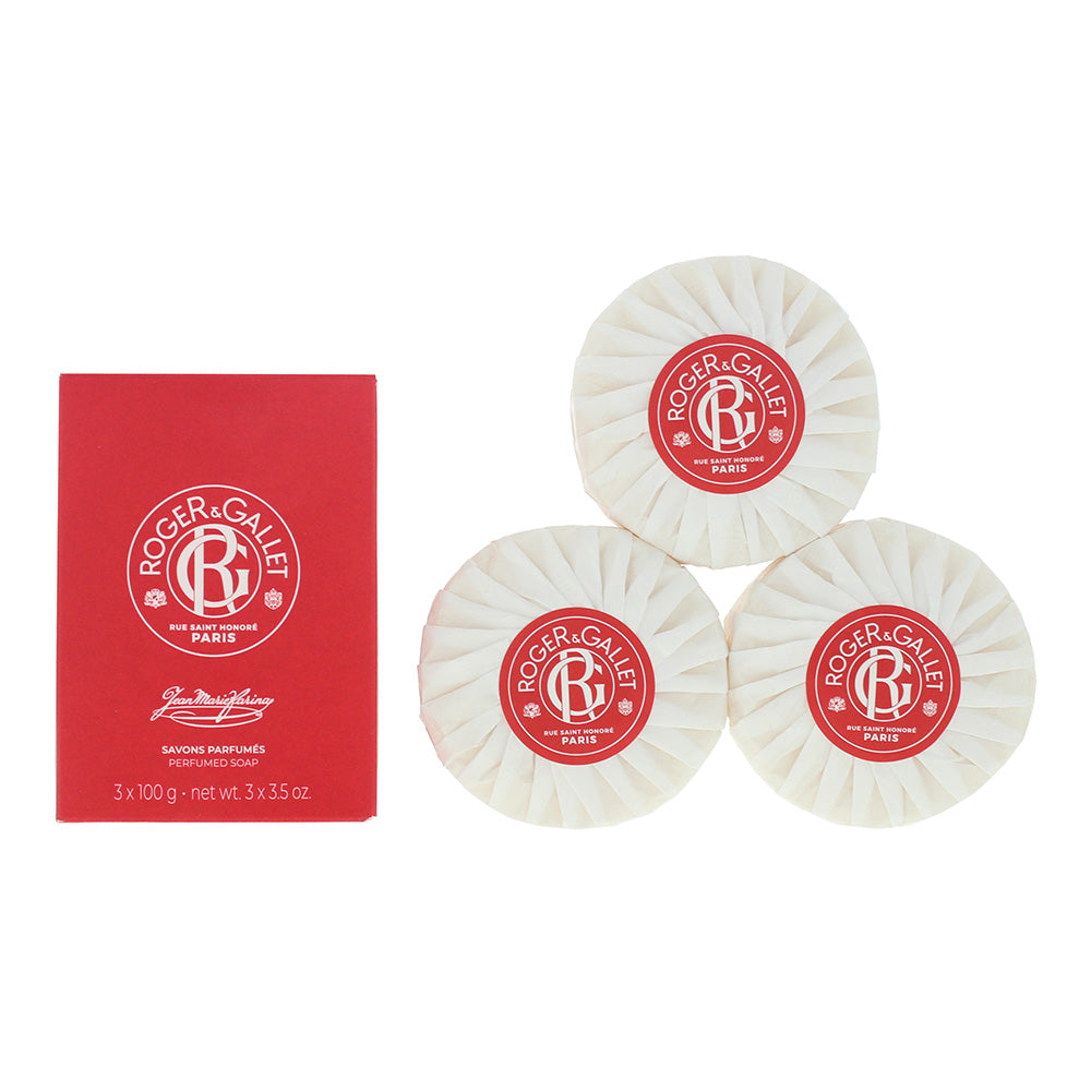 Roger Gallet Jean Marie Farina 3 x Soap 100g