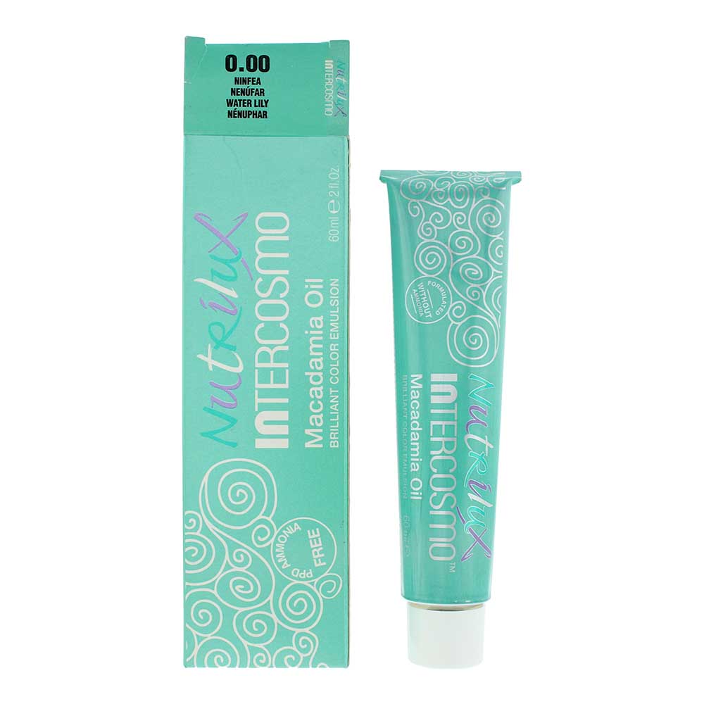 Intercosmo Nutrilux MACADAMIA OIL 0.00 WATER LILY Hair Colour 60ml