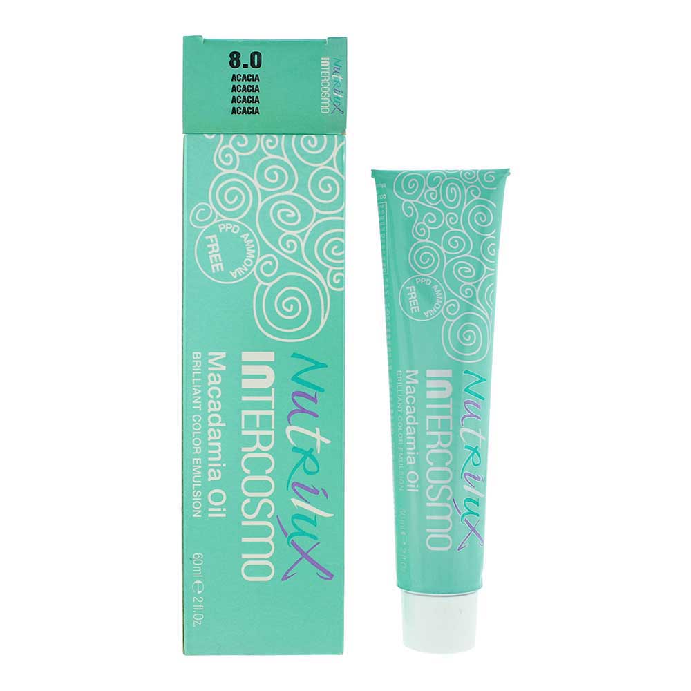 Intercosmo Nutrilux Macadamia Oil 8.0 ACACIA Hair Colour 60ml
