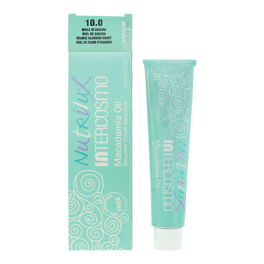 Intercosmo Nutrilux Macadamia Oil 10.0 Orange Blossom Honey Hair Care 60ml