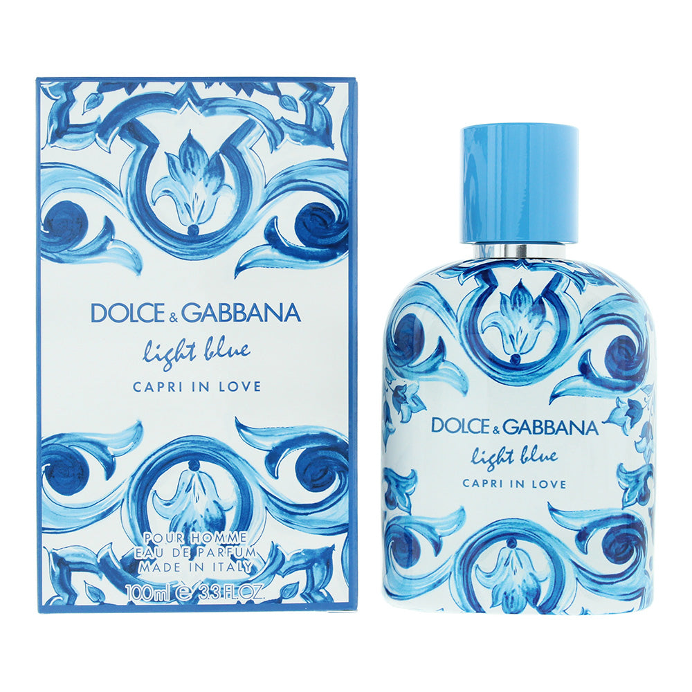 Dolce Gabbana Light Blue Capri In Love Men Eau De Parfum 100ml