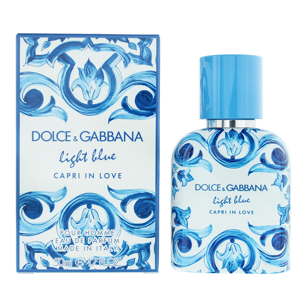 Dolce Gabbana Light Blue Capri In Love Men Eau De Parfum 50ml
