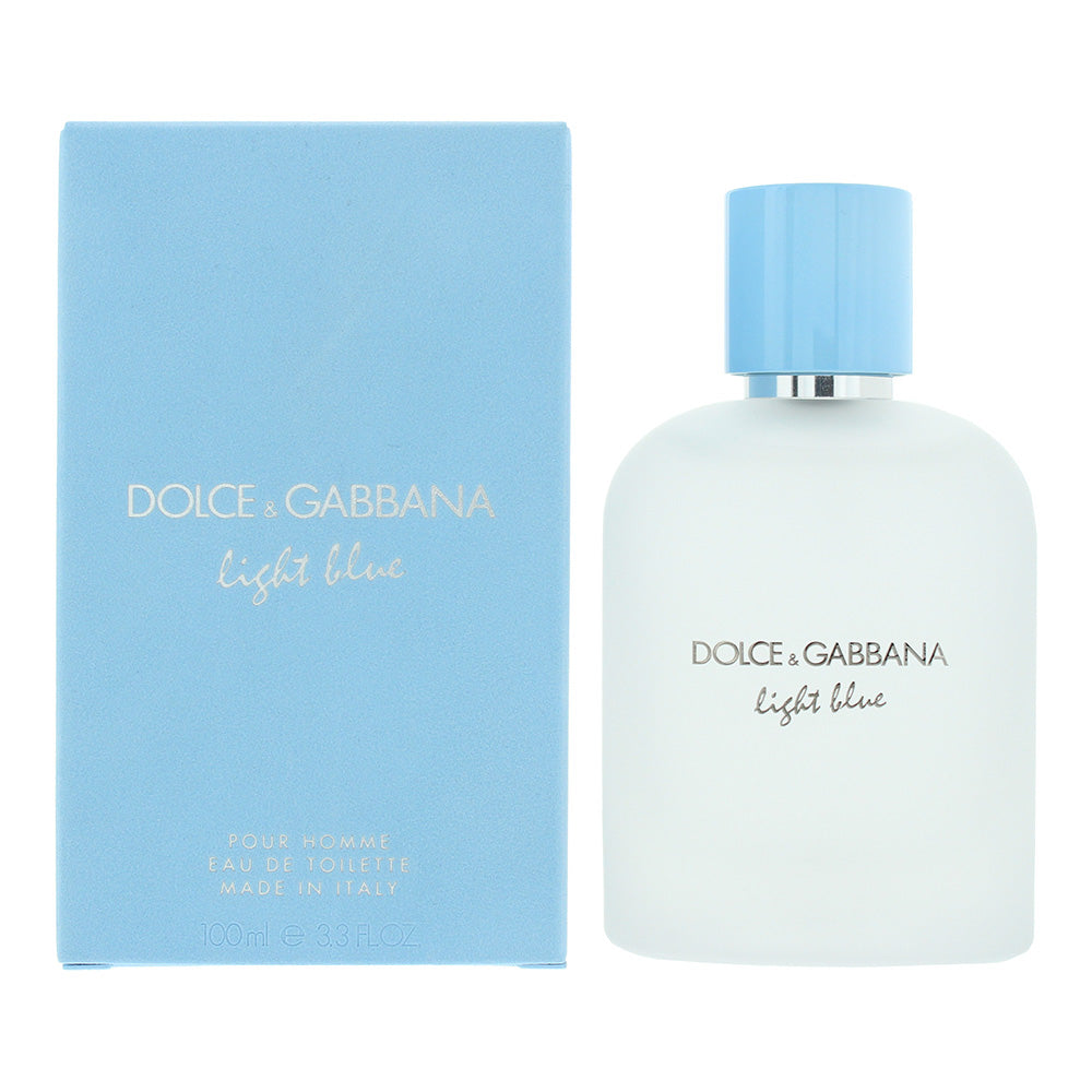 Dolce Gabbana Light Blue Pour Homme Eau De Toilette 100ml
