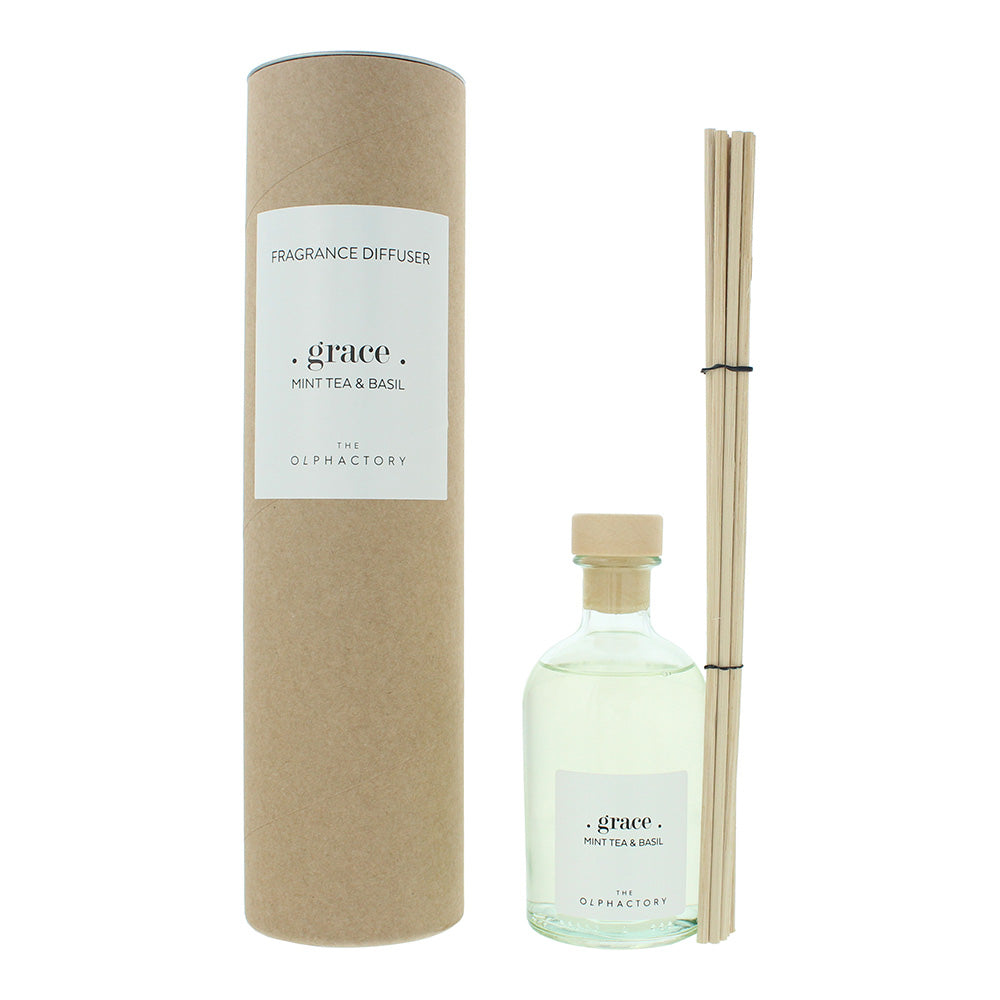 The Olphactory Grace Mint Tea Basil Reed Diffuser 250ml