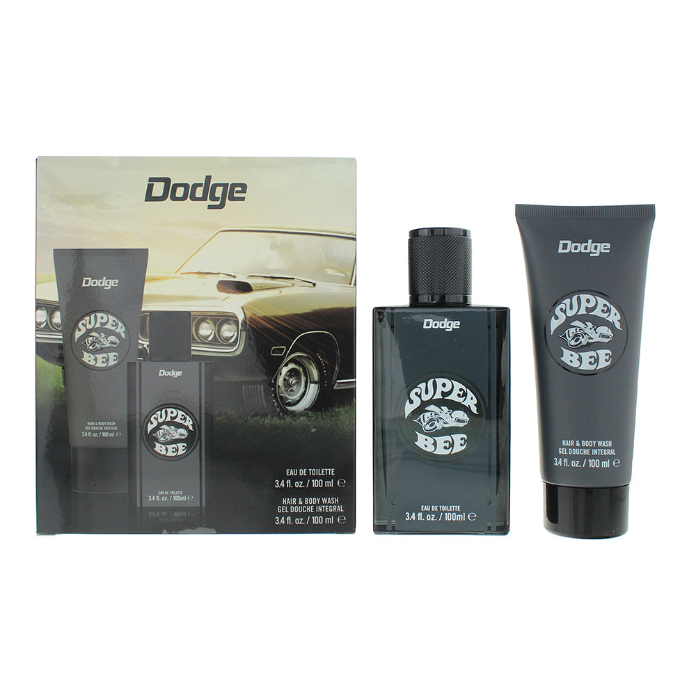 Dodge Legacy Super Bee 2 Piece Gift Set: EDT 100ml - Hair Body Wash 100ml