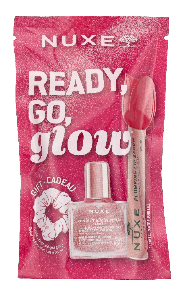 Nuxe Ready, Go, Glow Pink Set 18 ml