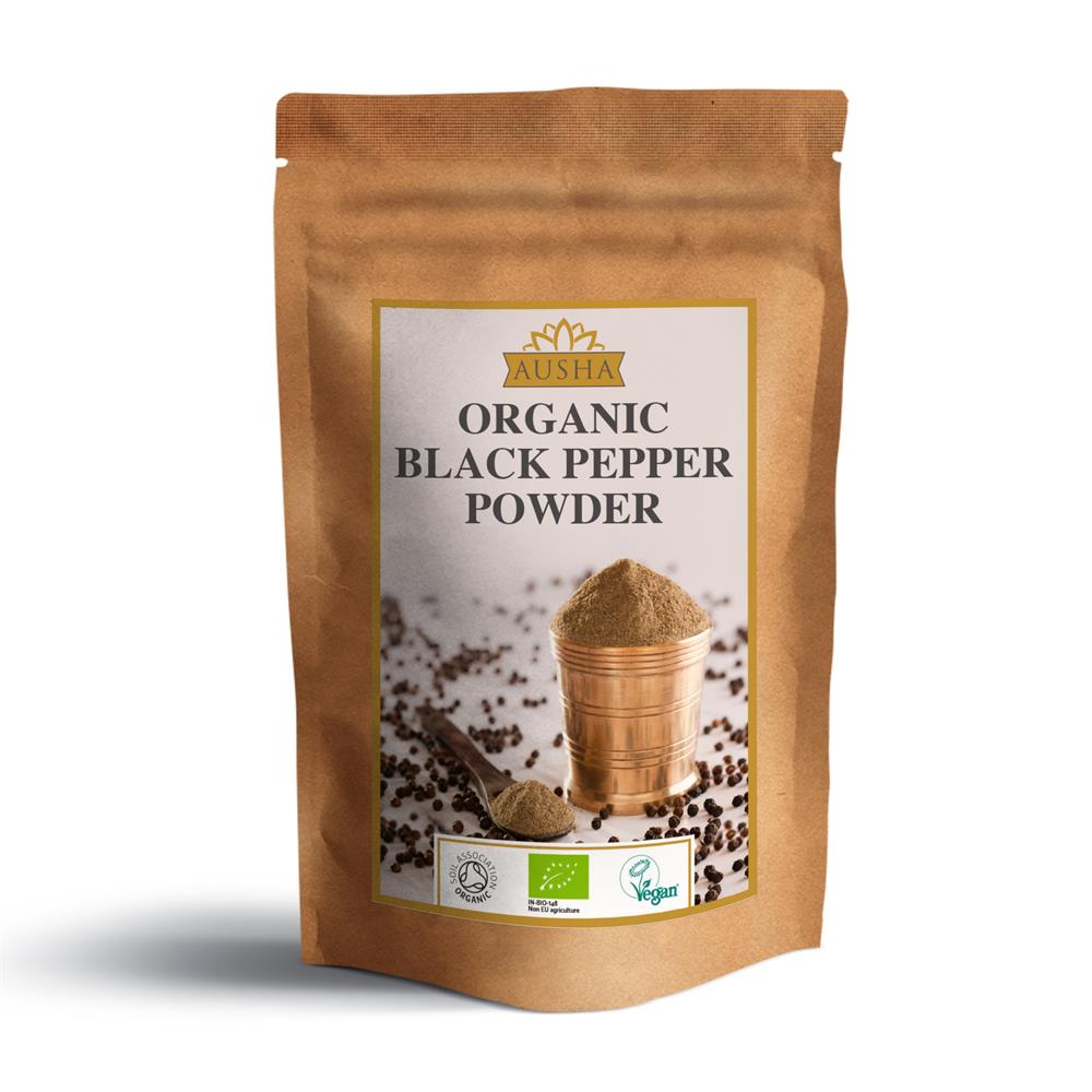 AUSHA Ausha Black Pepper Powder 200g - 1* Star Great Taste Award