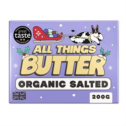 All Things Butter All Things Butter British Organic Salted Butter 200g