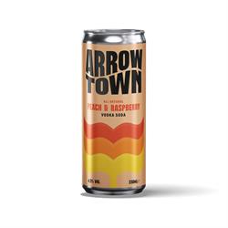 Arrowtown Arrowtown Peach & Raspberry Vodka Soda 330ml