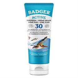 Badger Sunscreen Clear Zinc SPF 30 87ml