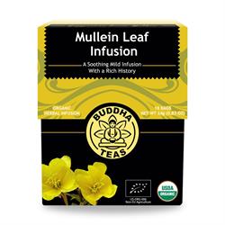 Buddha Teas Organic Mullein Leaf Tea (18 tea bags)
