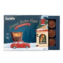 Bettr Bett'r Christmas Box of Peanut Nut Butter Cups 156g