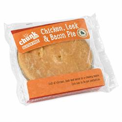 Chunk Gluten Free Chicken Leek & Bacon Pie 247g