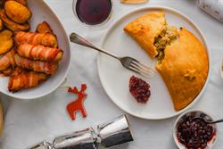 Chunk Turkey Breast Ham and Cranberry Pasty - Gluten Free 250g