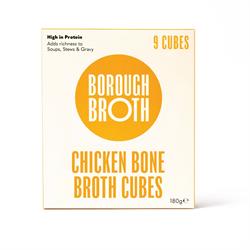 Borough Broth Frozen Chicken Bone Broth Cubes 9 servings 180g