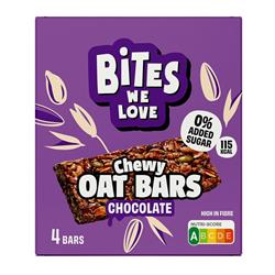 Bites We Love BitesWeLove Chewy Oat Bars Chocolate Multipack 4x30g