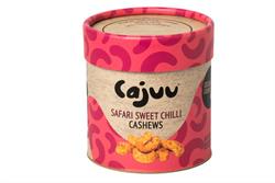 Cajuu Safari Sweet Chilli Cashew Nuts Tube 100g