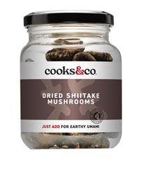Cooks and Co Cooks & Co Dried Shiitake Mushrooms 30g
