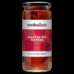 Cooks and Co Cooks & Co Roasted Red Peppers 460g