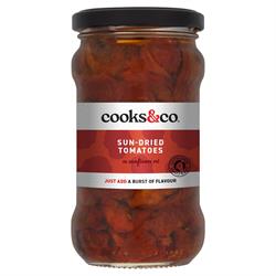 Cooks and Co Cooks & Co Sun-Dried Tomatoes in Oil 280g