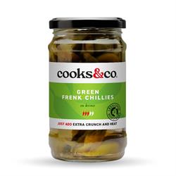Cooks and Co Cooks & Co Frenk Green Chillies 300g
