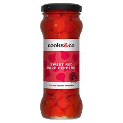 Cooks and Co Cooks & Co Sweet Red Drop Peppers 235g