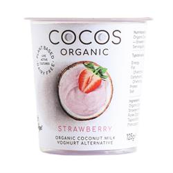 Cocos Cocos Organic Live Coconut Yog Strawberry 125g