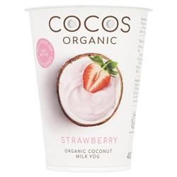 Cocos Cocos Organic Live Coconut Yoghurt Strawberry 400g