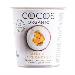 Cocos Cocos Organic Live Coconut Milk Yog Mango Passionfruit 125g