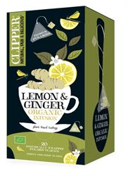 Clipper Clipper Tea Organic and Fairtrade Lemon & Ginger 20bags