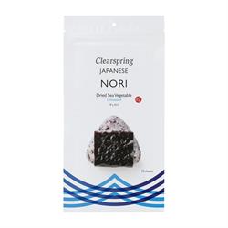 Clearspring Japanese Nori Untoasted - 10 sheets