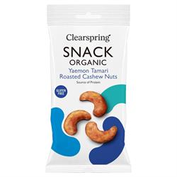 Clearspring Snack Organic - Yaemon Tamari Roasted Cashew Nuts 30g