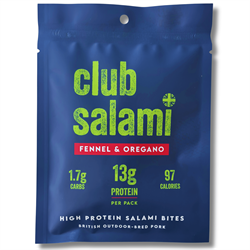 Club Salami Fennel & Oregano High Protein Salami Bites 36g
