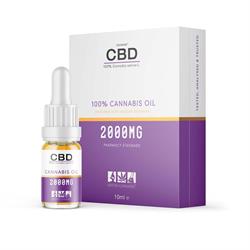 CBD by British Cannabis Canabidol Refined CBD Oil Drops 2000mg 10ml