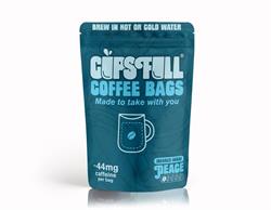 Cups Full Cups Fill Peace Coffee Bags - 10 coffee bags per pouch