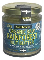 Carley's Organic Raw Rainforest Nut Butter 170g