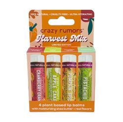 Crazy Rumors Crazy Rumors Harvest Mix Lip Balms (4 pack)
