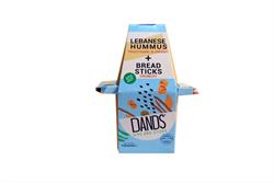 DANDS Fresh Lebanese Hummus & Breadsticks Snack 110g