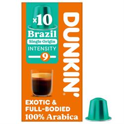 Dunkin Dunkin Nespresso Compatible Capsules Brazil 10 capsules