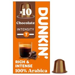 Dunkin Dunkin Nespresso Compatible Capsules Chocolate 10 capsules