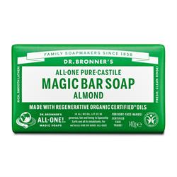 Dr Bronner Organic All One Magic Almond Soap Bar 140g