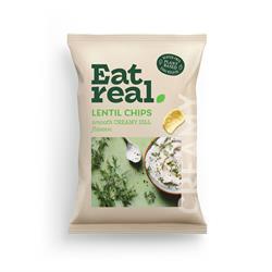 Eat Real Eat Real Lentil Chips Creamy Dill 95g